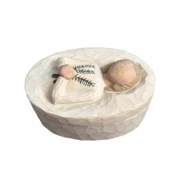 2004 Demdaco Willow Tree Susan Lordi Remembrance Trinket Ring Box - Picture 3 of 5